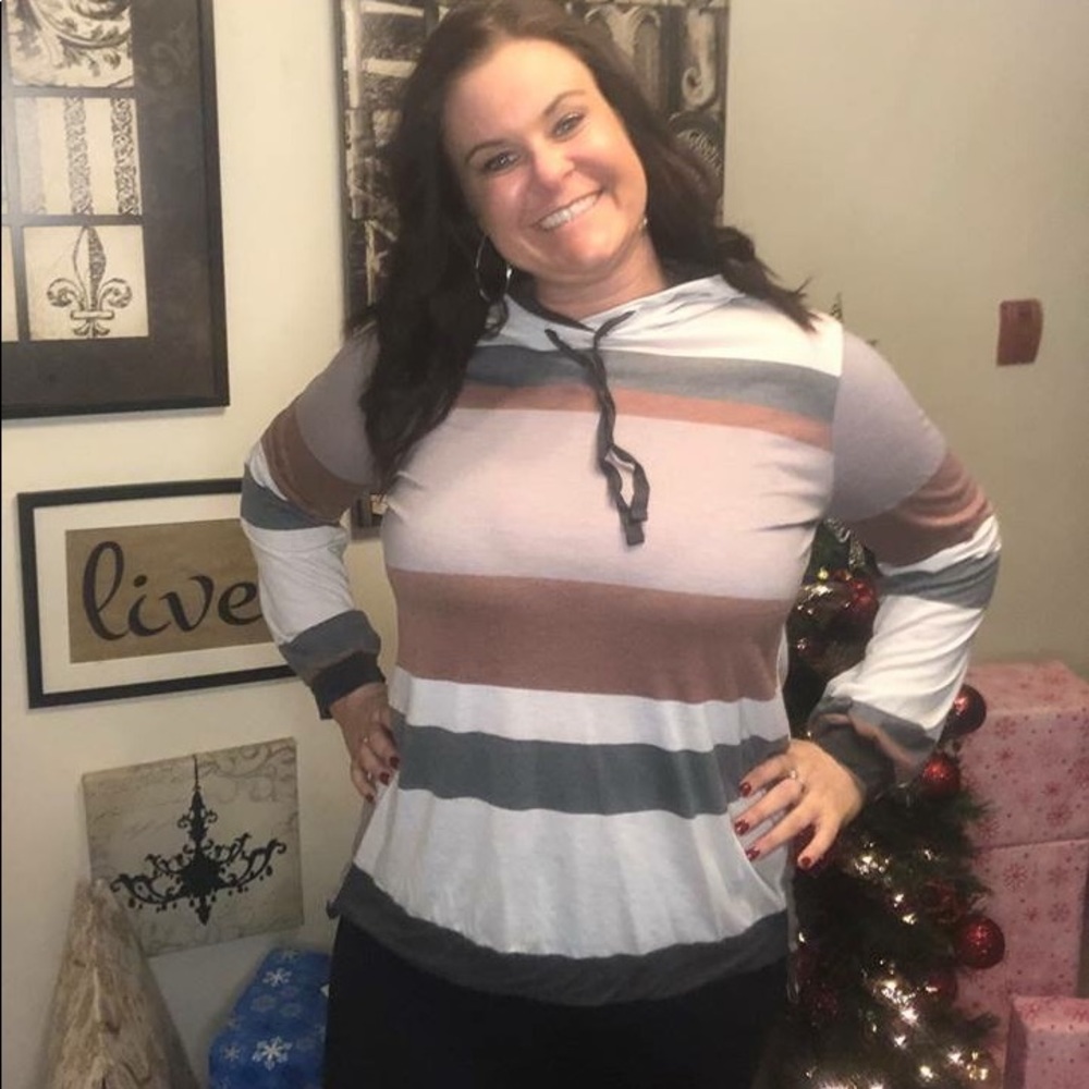 Striped Hoodie
